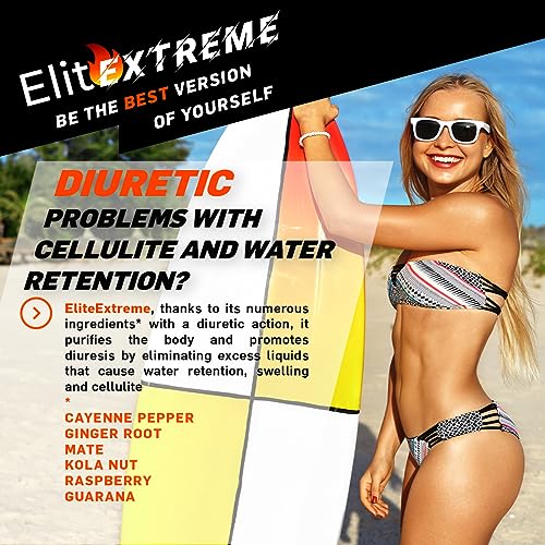 Elite Extreme, Weight Management Supplement, Fat Burner, Diuretic, Energizer, Thermogenic to Slim Fast, Pre Workout, Weight Loss. 120 Capsules, Made in England.