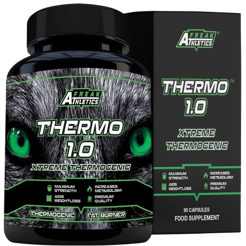 Thermo 1.0 Weight Loss Pills - Fat Burners for Men - Fat Burners for Women Weight Loss - 90 Capsules Fat Burner Suitable for Men & Women - UK Made