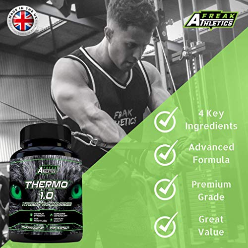 Thermo 1.0 Weight Loss Pills - Fat Burners for Men - Fat Burners for Women Weight Loss - 90 Capsules Fat Burner Suitable for Men & Women - UK Made
