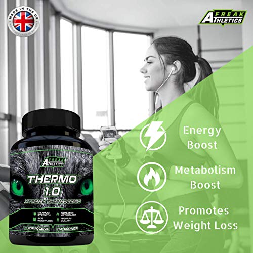 Thermo 1.0 Weight Loss Pills - Fat Burners for Men - Fat Burners for Women Weight Loss - 90 Capsules Fat Burner Suitable for Men & Women - UK Made