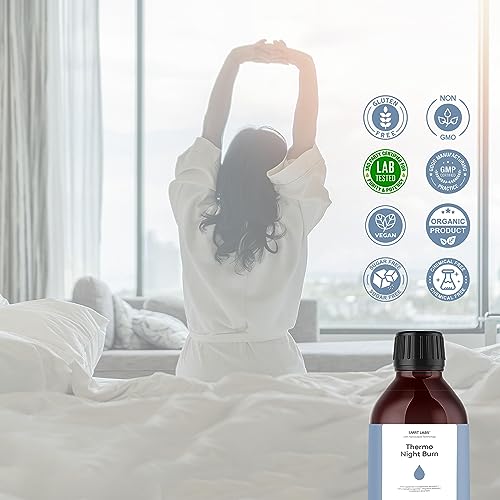 L Carnitine Thermo Night Burn, Night Shred, Night time Fat Burner, Weight Loss That Work Fast in Liquid Form, Fat Burners for Women Weight Loss & Men, Formula 10-in-1, Caffeine-Free & 100% Natural