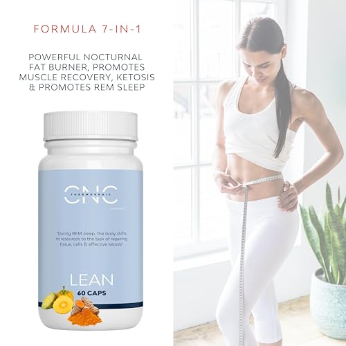 Fat Burner Lean, Night Shred, Night time Fat Burner, Weight Loss Pills That Work Fast, Fat Burners for Women Weight Loss, Diet Pills That Work for Women and Men, Caffeine-Free, 100% Natural and Vegan