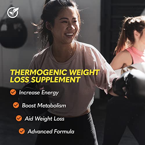 Extreme Fat Burner Max – G²CB™ Advanced T5 Thermo Supplement Diet Pills for Weight Loss & Metabolism | B12, L-Carnitine, Green Tea & Guarana - 30 Day Supply/Vegan Capsules - Made UK