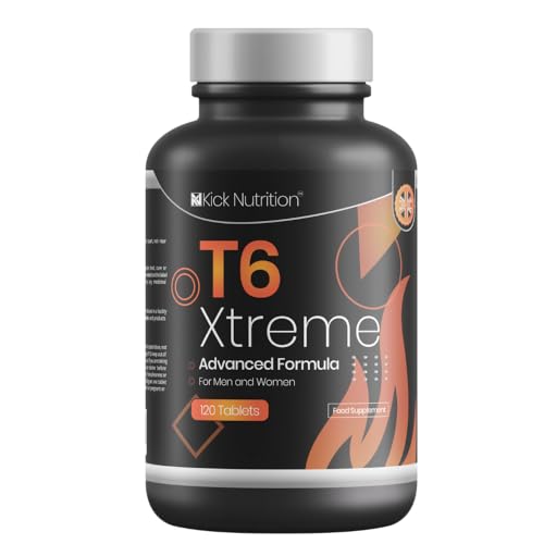 Xtreme T6 Powerful Fat Burners - Weight Loss - Keto Diet - Metabolism Booster / 120 Weight Management Supplements Pills | Vegetarian/Gluten Free Made in The UK