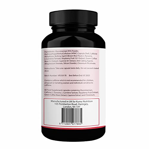 Powerful Fat Burner - Diet Pills for Weight Loss -100% Natural 8 Ingredient Complex - Raspberry Ketones - Keto Fat Burner for Men and Women – Energy Boost - Appetite Suprresant - (1 Month)