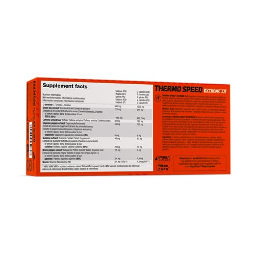 Olimp Nutrition, Thermo Speed Extreme 2.0-120 Mega Caps, 1 Units