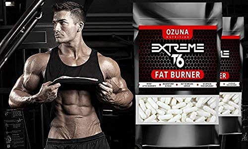 OZUNA NUTRITION Fat Burners Keto Extreme T6 Fast Weight Loss Pills Diet Slimming | 60 Capsules