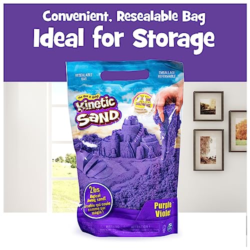 Purple Kinetic Sand, 2 lb, Sensory Play for Ages 3+
