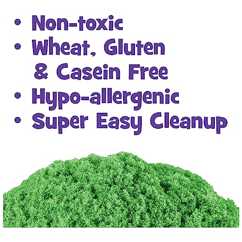 Kinetic Sand Sensory Play Toys, Green, 2lb
