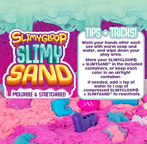SLIMYSAND Twist - Teal/Pink Scented Stretchy Cloud Slime