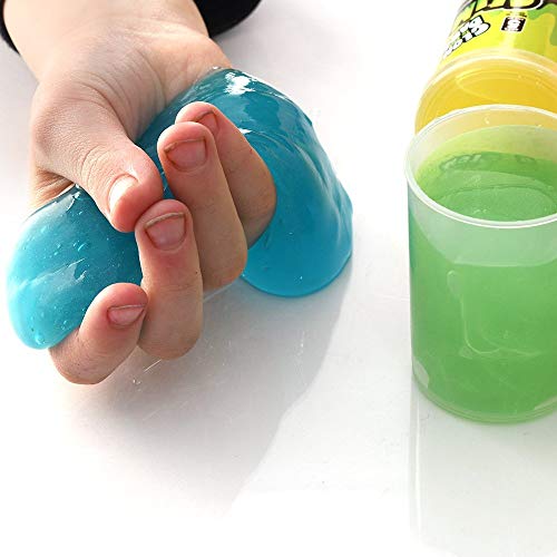 Glow in The Dark Slime - 6 Pack - Assorted Neon Colors