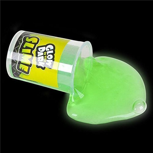 Glow in The Dark Slime - 6 Pack - Assorted Neon Colors