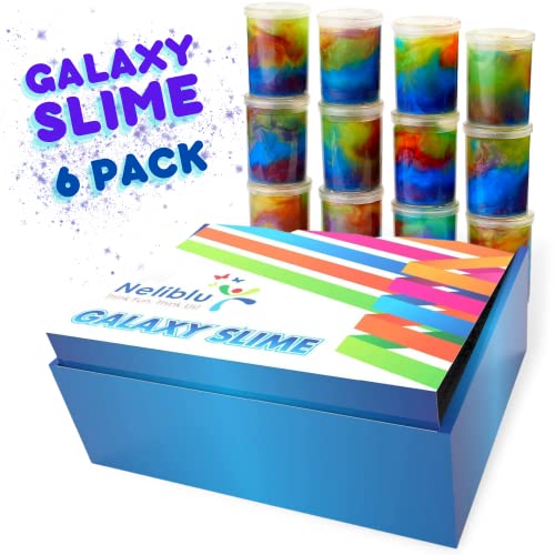 6 Pack Galaxy Slime Kit - Unicorn Party Favors