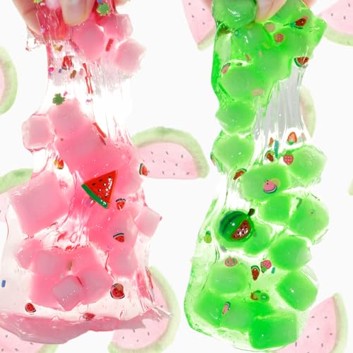 15-pack Jelly Cube Slime Kit: Ultra Soft, Fun Birthday Gift