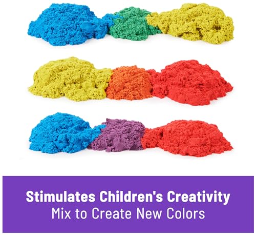 Kinetic Sand, 10-Colour Castle Containers – Non-Toxic Educational Toy