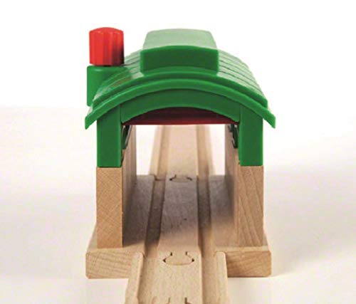 Wooden Train Garage Toy for Kids Age 3+