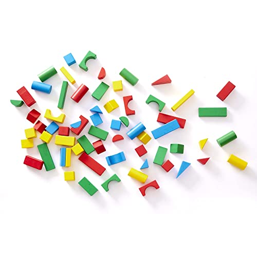 Melissa & Doug Building Set: 100 Wooden Blocks, Multicolor
