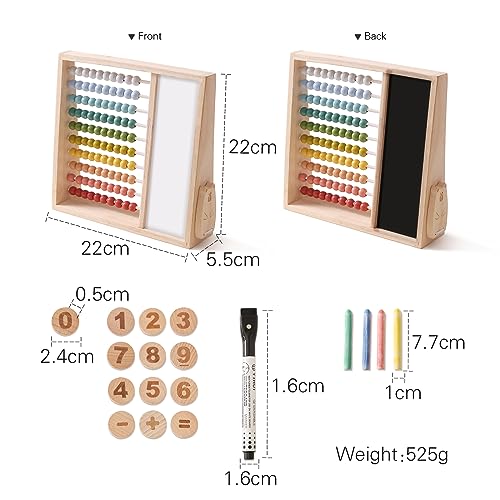 Wooden Abacus Beads Counting Toys for Toddler