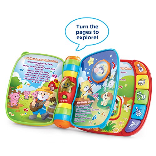 VTech Musical Rhymes Book in Red (Compact Size)
