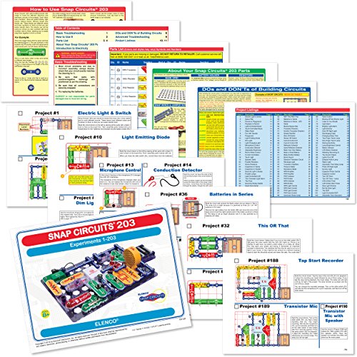 Snap Circuits 203 Electronics Kit | 200+ STEM Projects