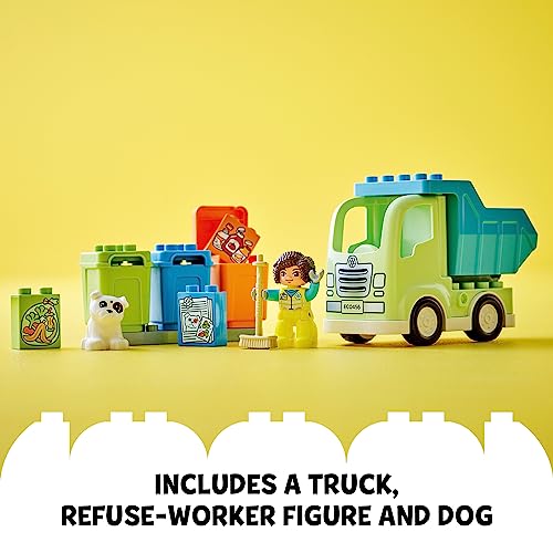 LEGO DUPLO Town Recycling Truck: STEM Creative Toy