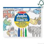 Jumbo Kids' Coloring Pads - Animals, Vehicles, and More