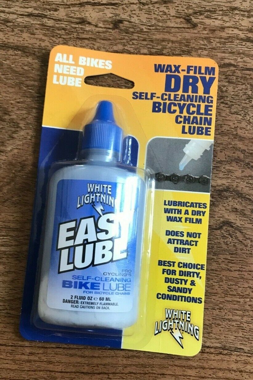 White Lightning Easy Lube,Bicycle Chain Lubricant 2oz