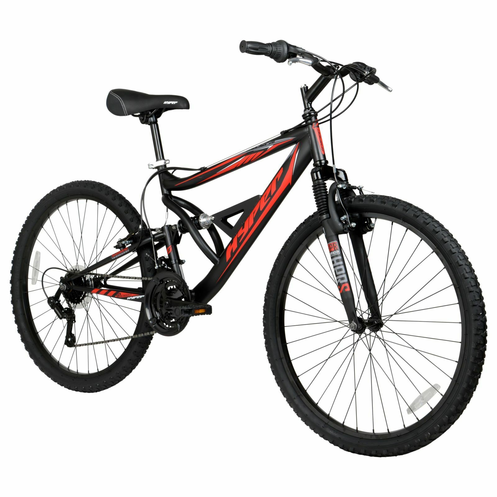 Hyper Bicycle Men's 26" Shocker Mountain Bike, Black
