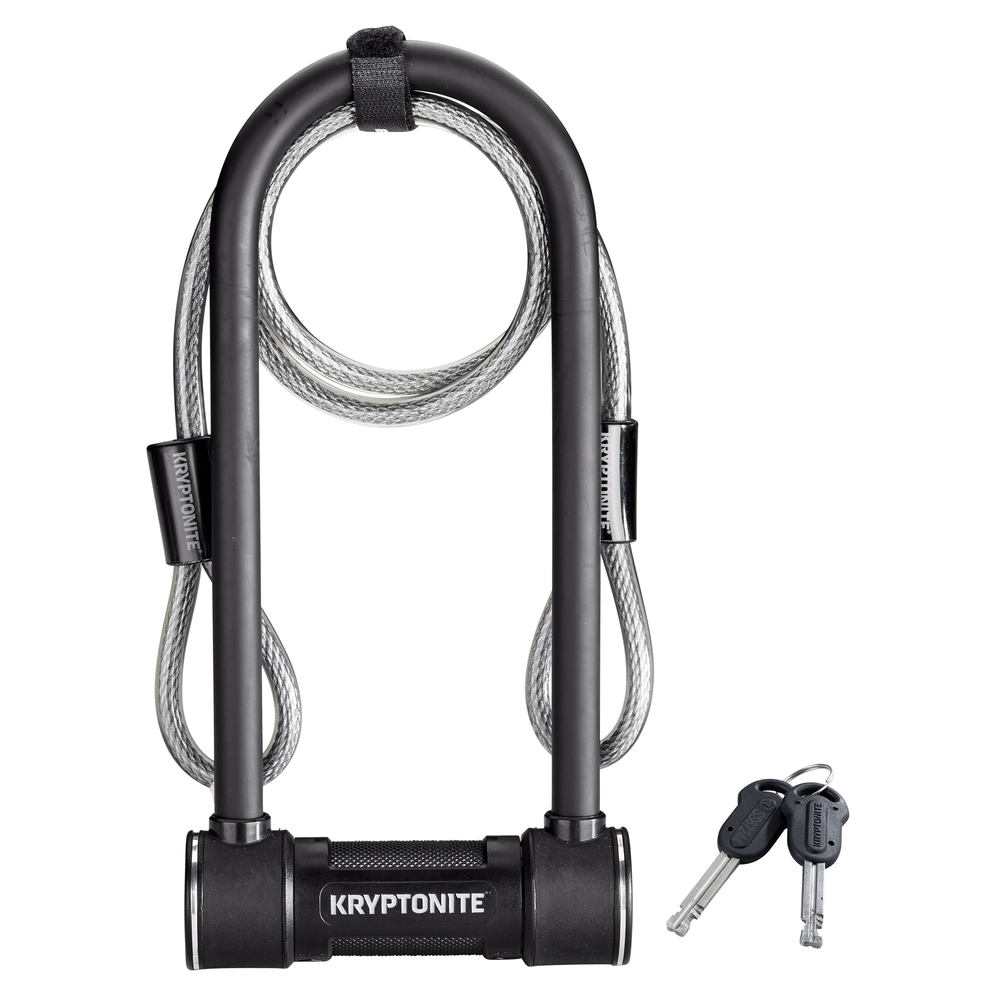 Kryptonite 14mm U-lock + cable for bikes