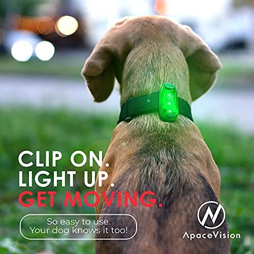 2-Pack LED Clip-on Safety Lights for Cyclists