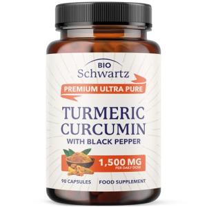 Turmeric Curcumin BioPerine 1500mg Highest Potency Premium  EXP 08/2024