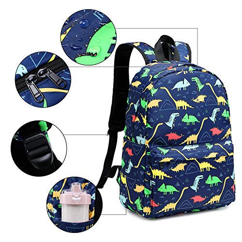 Dino-themed backpack and lunchbox set for kids