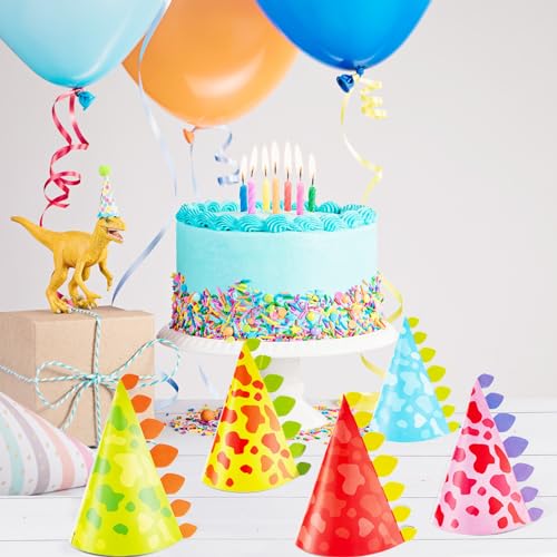 Dinosaur Party Hats - DIY Craft Kit, 20pcs