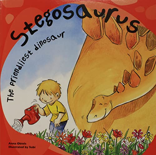 Friendly Stegosaurus Dinosaur Book by Anna Obiols