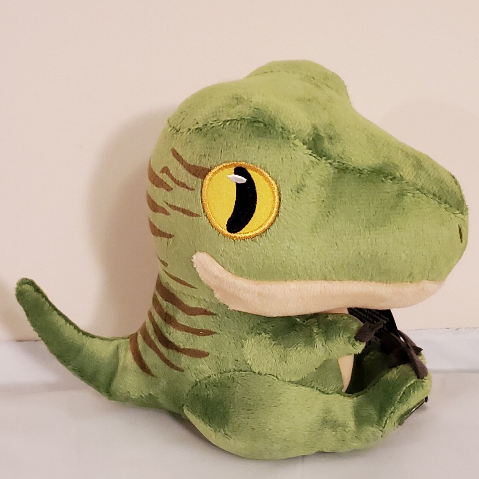 Green Velociraptor Plush Toy - 6