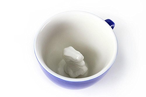 T-Rex Ceramic Cup with Hidden Animal Inside