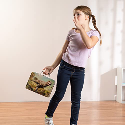 12 Realistic Dinosaur Figures with Storage