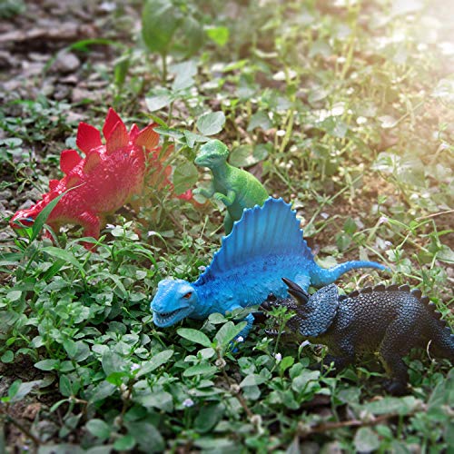 Realistic 12-Pack Dinosaur Figures with Book