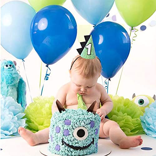 Green Dinosaur 1st Birthday Crown Hat