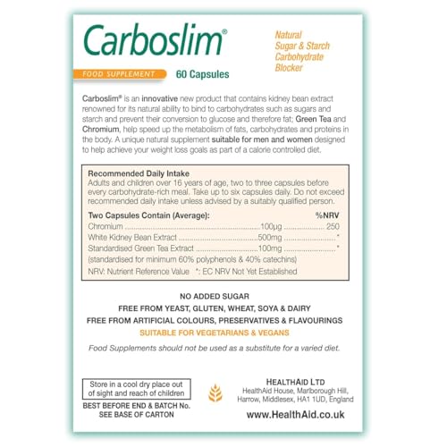 Carboslim Phase 2 - 60 Capsules