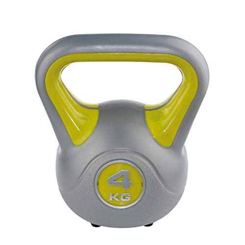 4 kg Yellow Unisex Sveltus Kettlebell for Adults