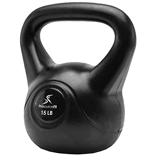 ProsourceFit Vinyl Kettlebell Set 10-35 lbs