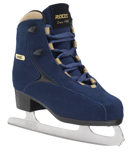 Roces Caje Women's Ice Skates - Blue/Gold, Size 5