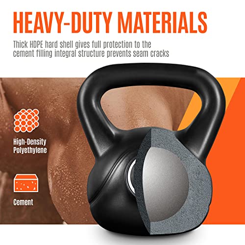 Yaheetech 20kg 4pc Kettlebell Set - Varied Weights