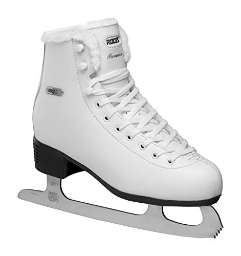 White Roces Women's Eco-fur Ice Skates - Size 37