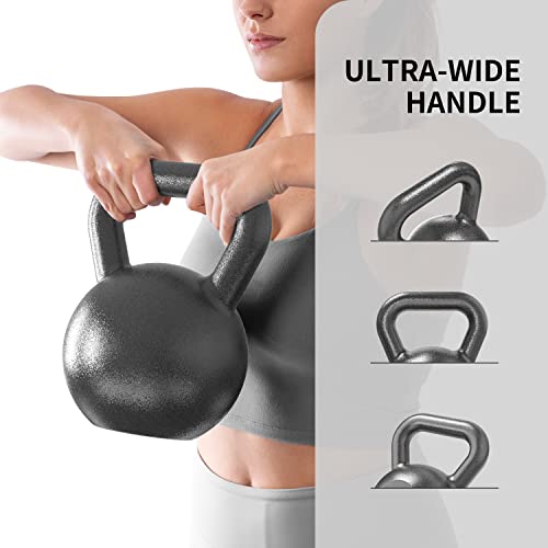 PROIRON Cast Iron Kettlebell for Home Gym Fitness (16KG)