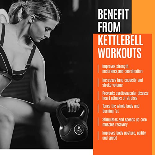 Yaheetech 20kg 4pc Kettlebell Set - Varied Weights