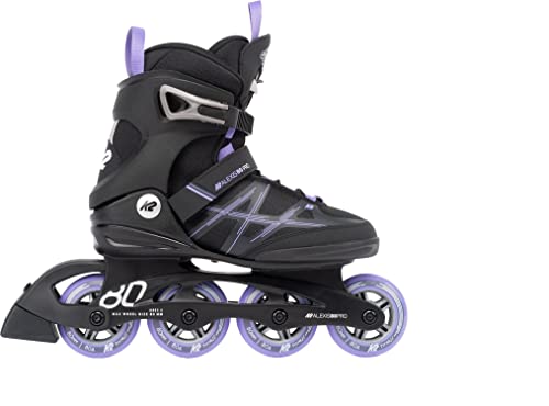 K2 Alexis 80 Pro Inline Skates Black Lavendar