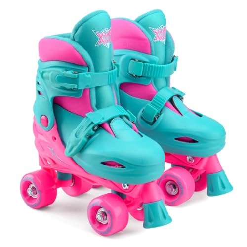 Pink Xootz Kids Quad Skates for Beginner Girls