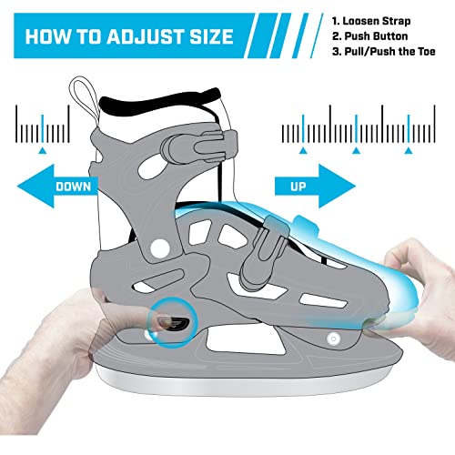 Boys Lake Placid Nitro Adjustable Figure Ice Skates